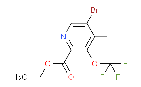 AM41395 | 1804650-11-0 | Ethyl 5-bromo-4-iodo-3-(trifluoromethoxy)pyridine-2-carboxylate