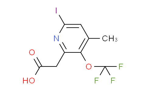 AM41396 | 1804649-80-6 | 6-Iodo-4-methyl-3-(trifluoromethoxy)pyridine-2-acetic acid