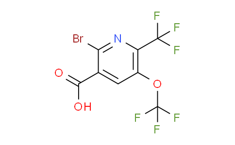 AM41401 | 1803613-58-2 | 2-Bromo-5-(trifluoromethoxy)-6-(trifluoromethyl)pyridine-3-carboxylic acid