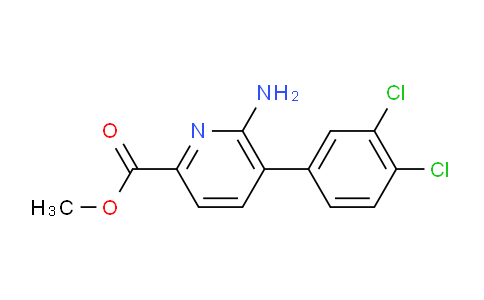 AM41411 | 1361859-32-6 | Methyl 6-amino-5-(3,4-dichlorophenyl)picolinate