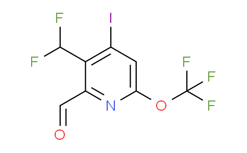 3-(Difluoromethyl)-4-iodo-6-(trifluoromethoxy)pyridine-2-carboxaldehyde