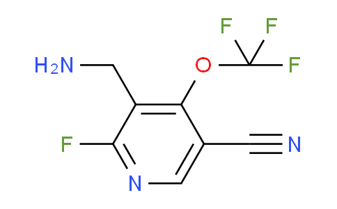 3-(Aminomethyl)-5-cyano-2-fluoro-4-(trifluoromethoxy)pyridine