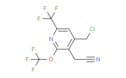 AM41431 | 1805245-11-7 | 4-(Chloromethyl)-2-(trifluoromethoxy)-6-(trifluoromethyl)pyridine-3-acetonitrile