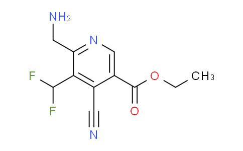 AM41434 | 1807124-65-7 | Ethyl 2-(aminomethyl)-4-cyano-3-(difluoromethyl)pyridine-5-carboxylate