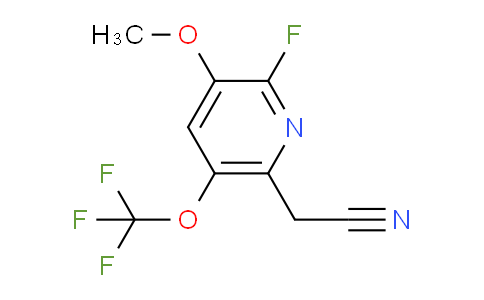 AM41439 | 1804303-86-3 | 2-Fluoro-3-methoxy-5-(trifluoromethoxy)pyridine-6-acetonitrile