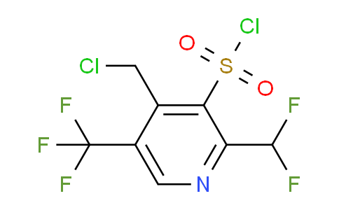 AM41448 | 1361896-04-9 | 4-(Chloromethyl)-2-(difluoromethyl)-5-(trifluoromethyl)pyridine-3-sulfonyl chloride
