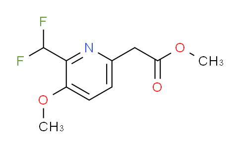 AM41456 | 1805327-90-5 | Methyl 2-(difluoromethyl)-3-methoxypyridine-6-acetate