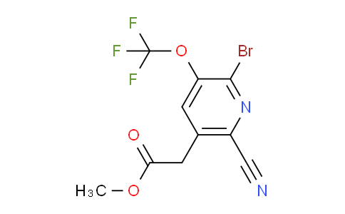 AM41465 | 1804575-39-0 | Methyl 2-bromo-6-cyano-3-(trifluoromethoxy)pyridine-5-acetate
