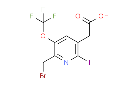 AM41471 | 1804440-20-7 | 2-(Bromomethyl)-6-iodo-3-(trifluoromethoxy)pyridine-5-acetic acid