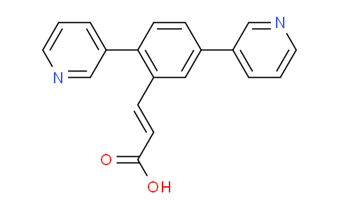 AM41476 | 1214791-72-6 | (E)-3-(2,5-Di(pyridin-3-yl)phenyl)acrylic acid