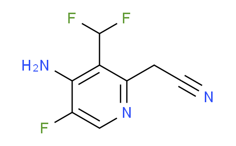 4-Amino-3-(difluoromethyl)-5-fluoropyridine-2-acetonitrile