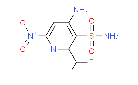 4-Amino-2-(difluoromethyl)-6-nitropyridine-3-sulfonamide