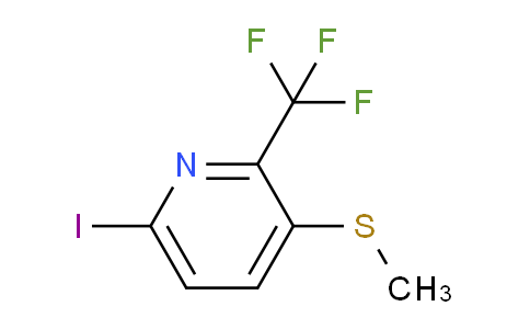 6-Iodo-3-(methylthio)-2-(trifluoromethyl)pyridine