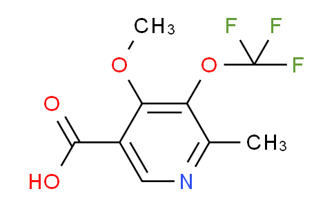 4-Methoxy-2-methyl-3-(trifluoromethoxy)pyridine-5-carboxylic acid