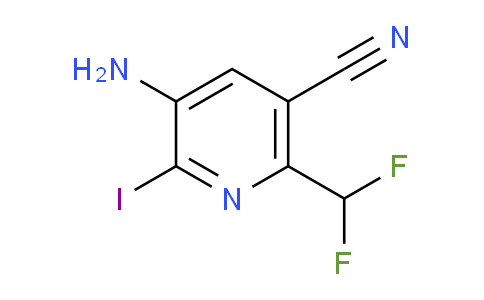 AM41492 | 1806792-30-2 | 3-Amino-5-cyano-6-(difluoromethyl)-2-iodopyridine