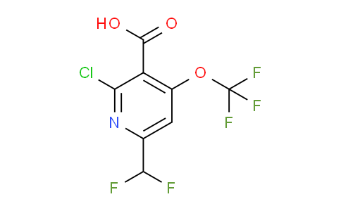 AM41501 | 1804662-28-9 | 2-Chloro-6-(difluoromethyl)-4-(trifluoromethoxy)pyridine-3-carboxylic acid