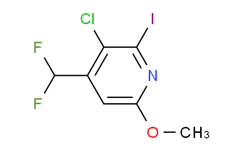 AM41513 | 1806934-93-9 | 3-Chloro-4-(difluoromethyl)-2-iodo-6-methoxypyridine