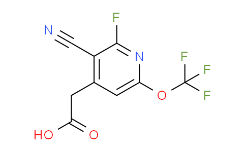 AM41514 | 1805931-68-3 | 3-Cyano-2-fluoro-6-(trifluoromethoxy)pyridine-4-acetic acid