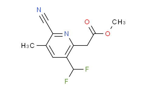 AM41517 | 1806889-35-9 | Methyl 2-cyano-5-(difluoromethyl)-3-methylpyridine-6-acetate