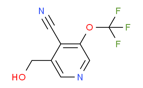 4-Cyano-3-(trifluoromethoxy)pyridine-5-methanol