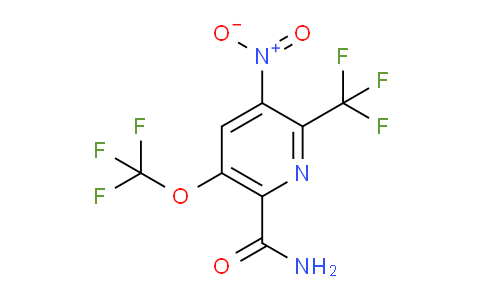 3-Nitro-5-(trifluoromethoxy)-2-(trifluoromethyl)pyridine-6-carboxamide
