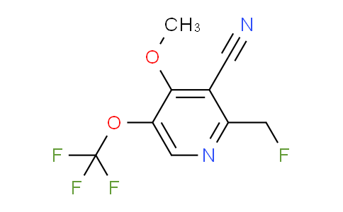 3-Cyano-2-(fluoromethyl)-4-methoxy-5-(trifluoromethoxy)pyridine