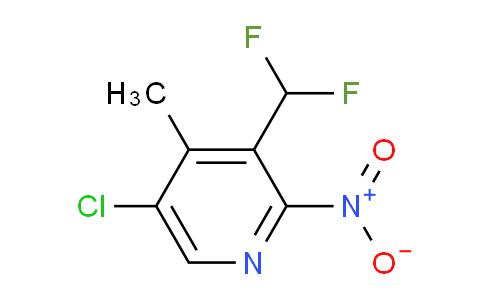 AM41528 | 1805268-89-6 | 5-Chloro-3-(difluoromethyl)-4-methyl-2-nitropyridine