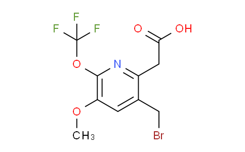 AM41535 | 1805070-19-2 | 3-(Bromomethyl)-5-methoxy-6-(trifluoromethoxy)pyridine-2-acetic acid
