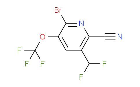 AM41539 | 1804571-13-8 | 2-Bromo-6-cyano-5-(difluoromethyl)-3-(trifluoromethoxy)pyridine