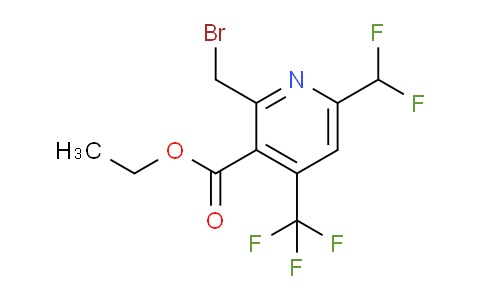 AM41541 | 1361796-09-9 | Ethyl 2-(bromomethyl)-6-(difluoromethyl)-4-(trifluoromethyl)pyridine-3-carboxylate