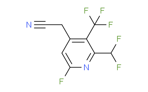 AM41556 | 1806994-96-6 | 2-(Difluoromethyl)-6-fluoro-3-(trifluoromethyl)pyridine-4-acetonitrile