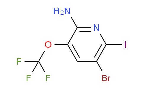 AM41562 | 1803457-19-3 | 2-Amino-5-bromo-6-iodo-3-(trifluoromethoxy)pyridine