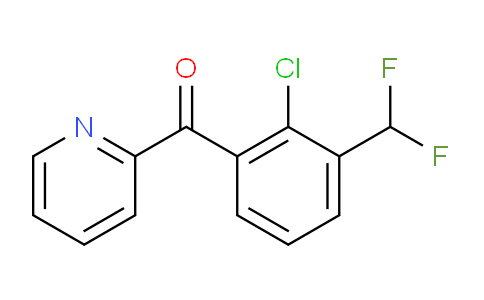 2-(2-Chloro-3-(difluoromethyl)benzoyl)pyridine