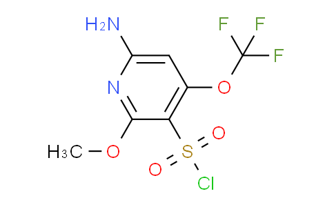 6-Amino-2-methoxy-4-(trifluoromethoxy)pyridine-3-sulfonyl chloride
