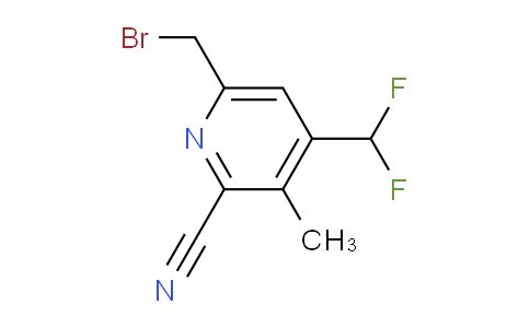 6-(Bromomethyl)-2-cyano-4-(difluoromethyl)-3-methylpyridine