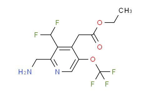 AM41575 | 1805298-27-4 | Ethyl 2-(aminomethyl)-3-(difluoromethyl)-5-(trifluoromethoxy)pyridine-4-acetate
