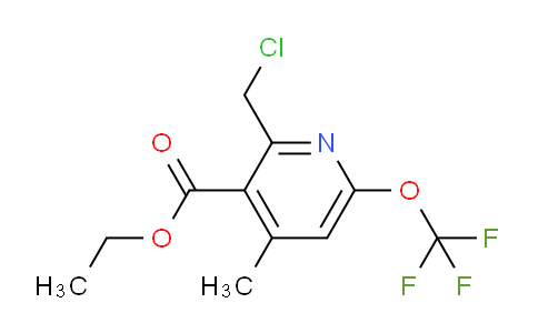 AM41586 | 1361876-01-8 | Ethyl 2-(chloromethyl)-4-methyl-6-(trifluoromethoxy)pyridine-3-carboxylate
