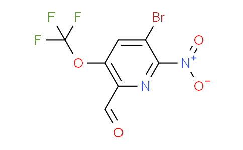 AM41597 | 1806193-82-7 | 3-Bromo-2-nitro-5-(trifluoromethoxy)pyridine-6-carboxaldehyde