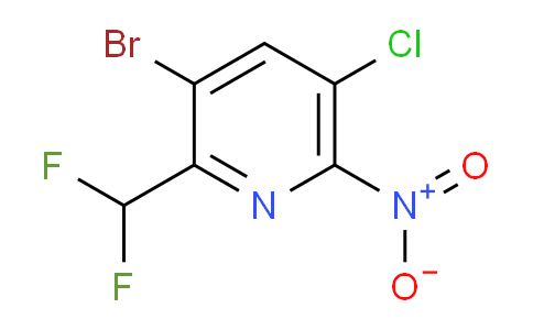 AM41601 | 1803689-61-3 | 3-Bromo-5-chloro-2-(difluoromethyl)-6-nitropyridine