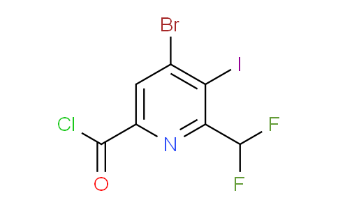 AM41602 | 1805351-40-9 | 4-Bromo-2-(difluoromethyl)-3-iodopyridine-6-carbonyl chloride