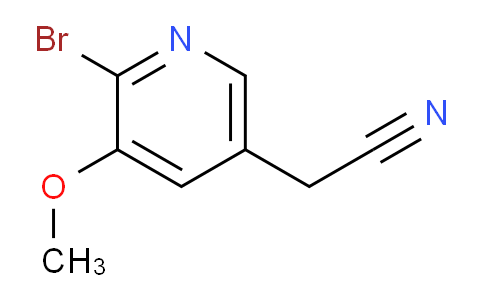 2-Bromo-3-methoxypyridine-5-acetonitrile