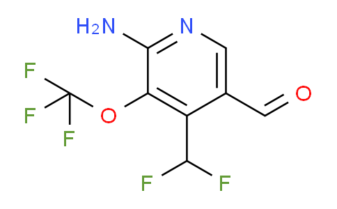 2-Amino-4-(difluoromethyl)-3-(trifluoromethoxy)pyridine-5-carboxaldehyde