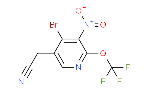 AM41617 | 1804392-72-0 | 4-Bromo-3-nitro-2-(trifluoromethoxy)pyridine-5-acetonitrile