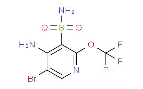 4-Amino-5-bromo-2-(trifluoromethoxy)pyridine-3-sulfonamide