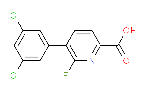 5-(3,5-Dichlorophenyl)-6-fluoropicolinic acid