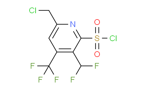 AM41631 | 1361780-39-3 | 6-(Chloromethyl)-3-(difluoromethyl)-4-(trifluoromethyl)pyridine-2-sulfonyl chloride
