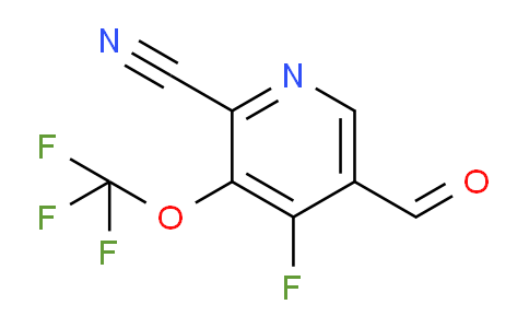 AM41632 | 1806217-47-9 | 2-Cyano-4-fluoro-3-(trifluoromethoxy)pyridine-5-carboxaldehyde