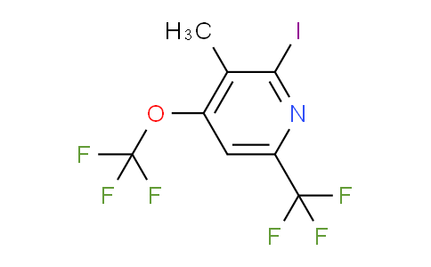 AM41634 | 1806171-37-8 | 2-Iodo-3-methyl-4-(trifluoromethoxy)-6-(trifluoromethyl)pyridine