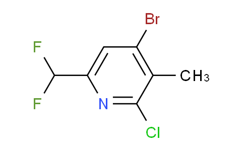 AM41647 | 1805384-32-0 | 4-Bromo-2-chloro-6-(difluoromethyl)-3-methylpyridine