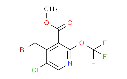 Methyl 4-(bromomethyl)-5-chloro-2-(trifluoromethoxy)pyridine-3-carboxylate